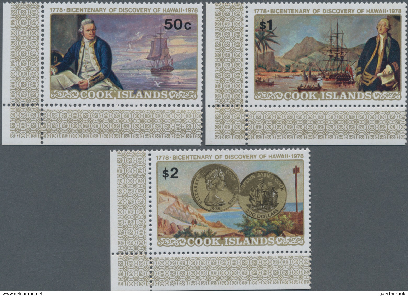 Thematik: Seefahrer, Entdecker / Sailors, Discoverers: 1978, COOK ISLANDS: 250th Birthday Of James C - Erforscher