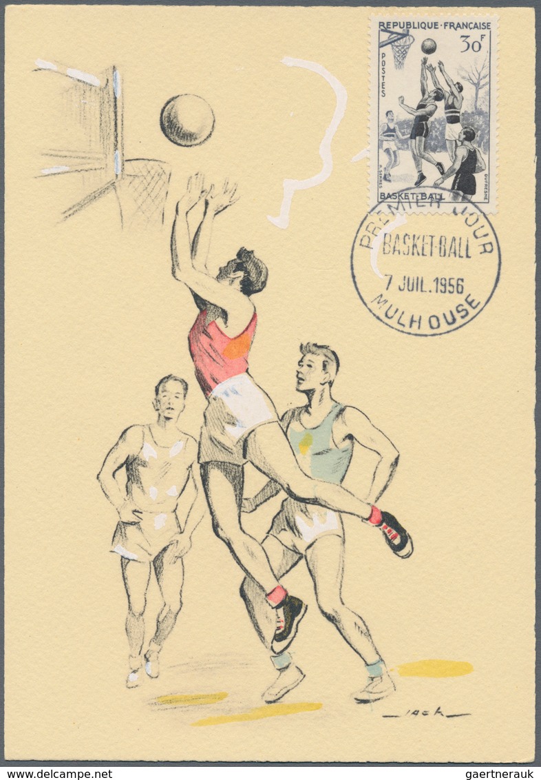 Thematik: Sport / Sport: 1920/2000 (approx.), Lot Of Approx. 360 Positions, Above All Stamps And Sou - Sonstige & Ohne Zuordnung