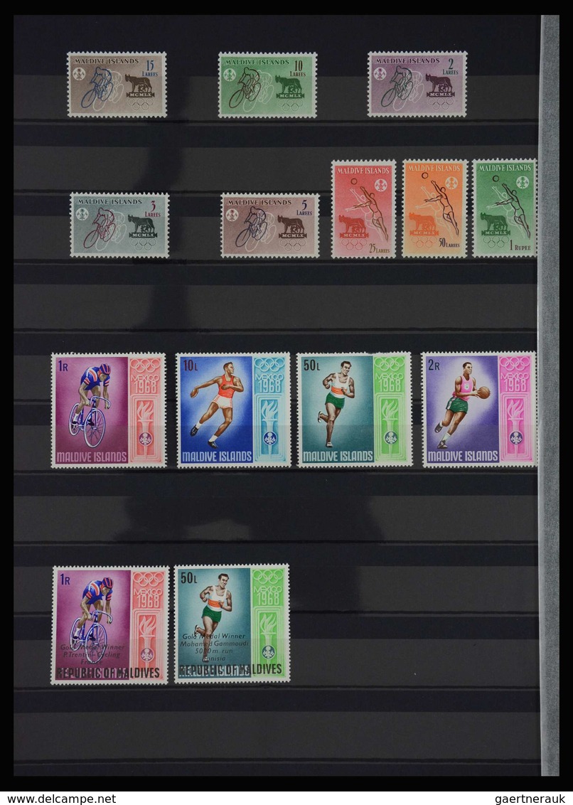 Thematik: Sport / sport: Mainly mint never hinged collection of mainly sets and sheetlets, (also som