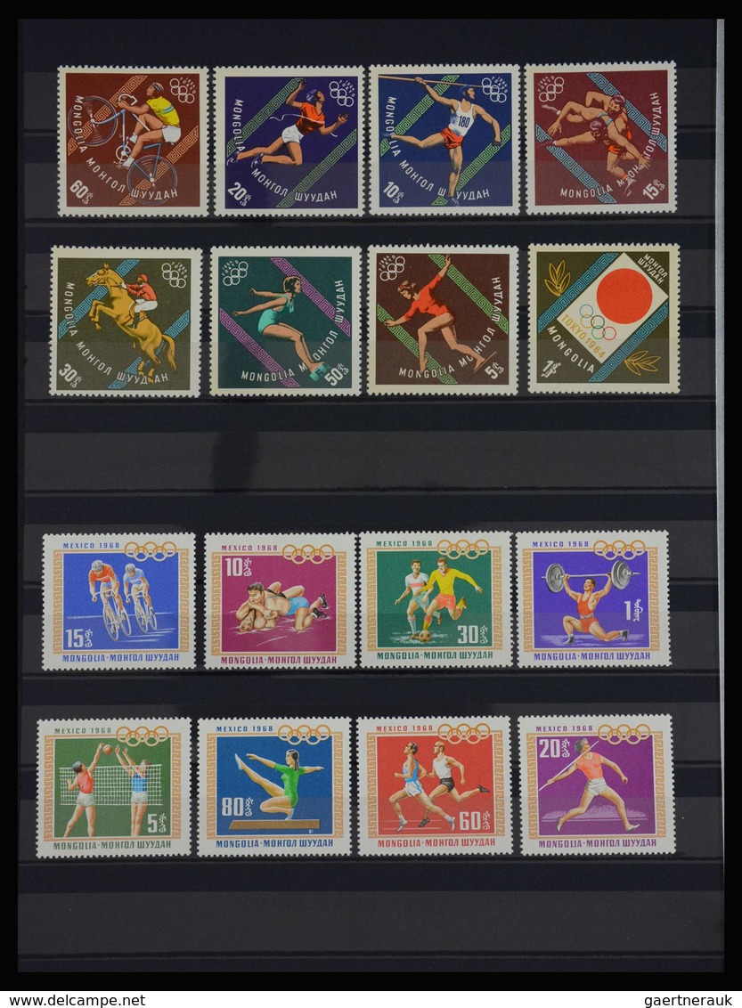 Thematik: Sport / sport: Mainly mint never hinged collection of mainly sets and sheetlets, (also som