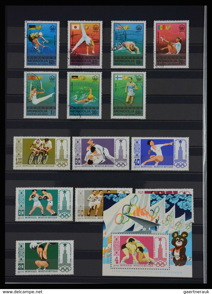 Thematik: Sport / sport: Mainly mint never hinged collection of mainly sets and sheetlets, (also som