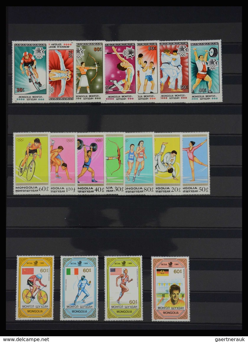 Thematik: Sport / sport: Mainly mint never hinged collection of mainly sets and sheetlets, (also som