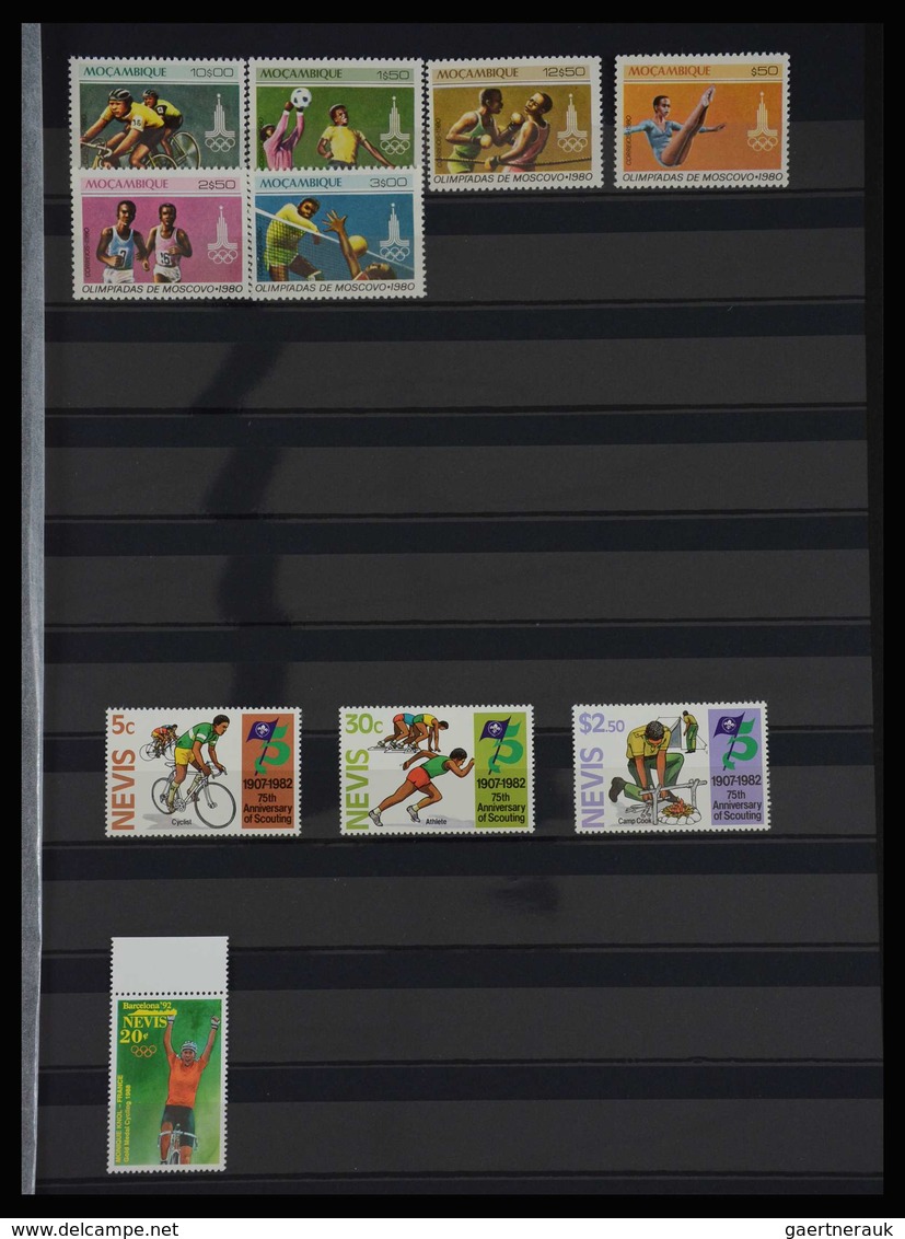 Thematik: Sport / sport: Mainly mint never hinged collection of mainly sets and sheetlets, (also som