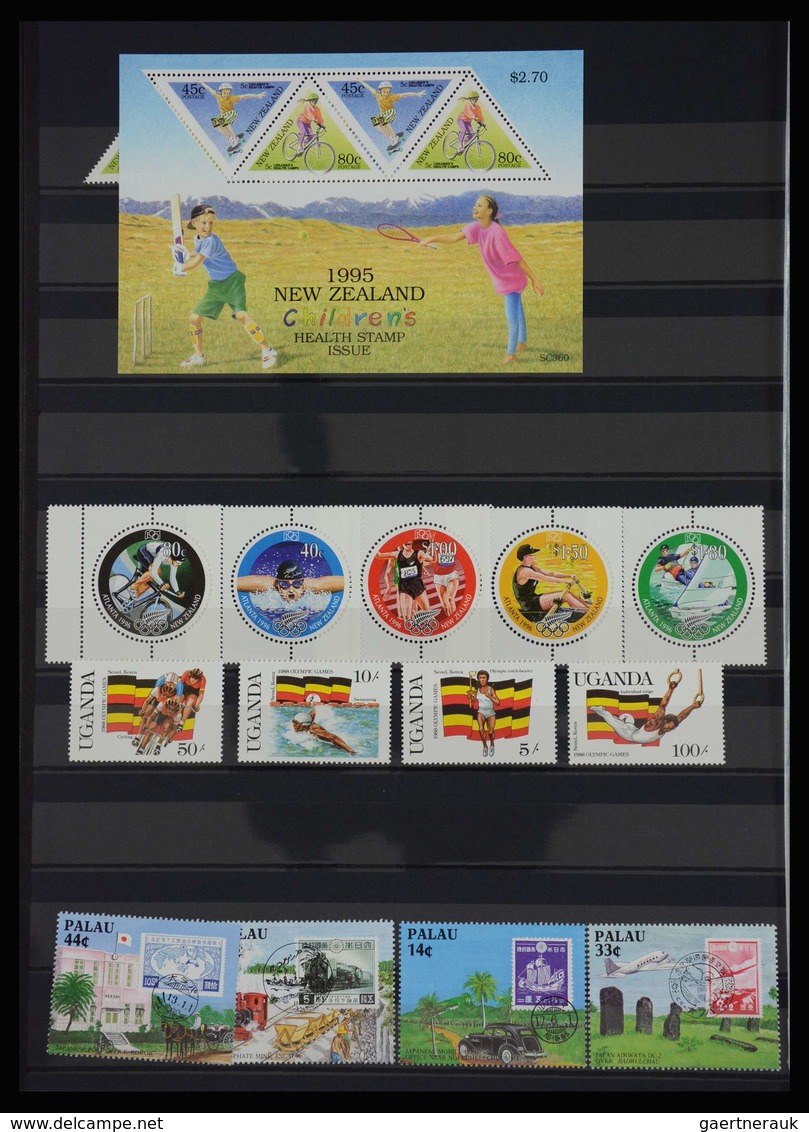 Thematik: Sport / sport: Mainly mint never hinged collection of mainly sets and sheetlets, (also som