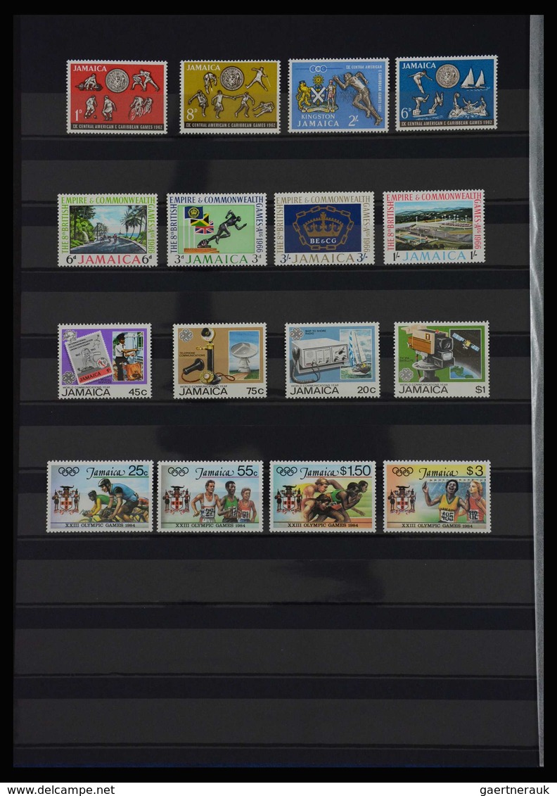 Thematik: Sport / sport: Mainly mint never hinged collection of mainly sets and sheetlets, (also som