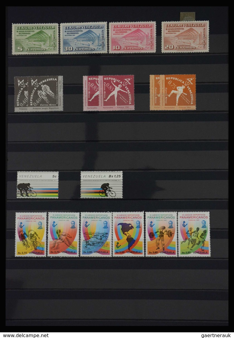 Thematik: Sport / sport: Mainly mint never hinged collection of mainly sets and sheetlets, (also som