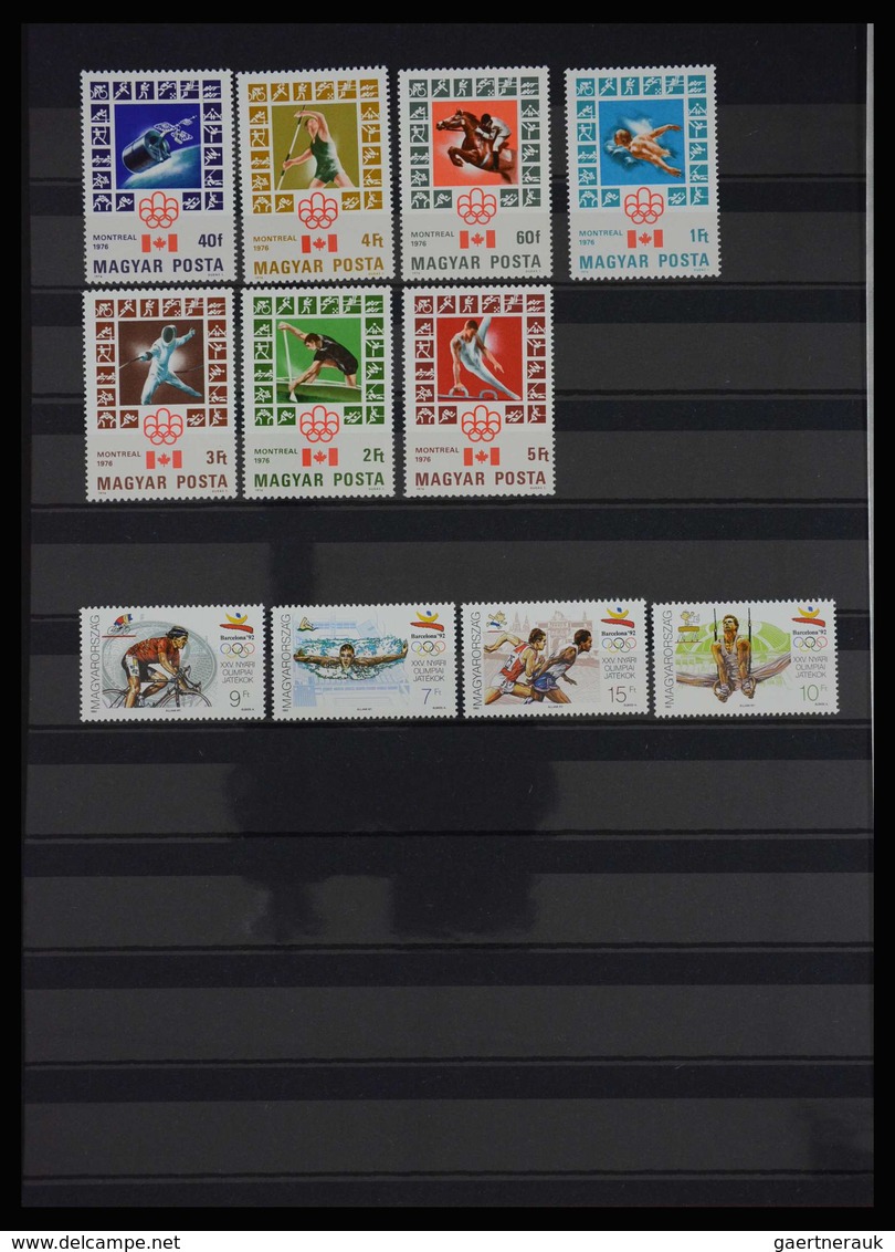 Thematik: Sport / sport: Mainly mint never hinged collection of mainly sets and sheetlets, (also som