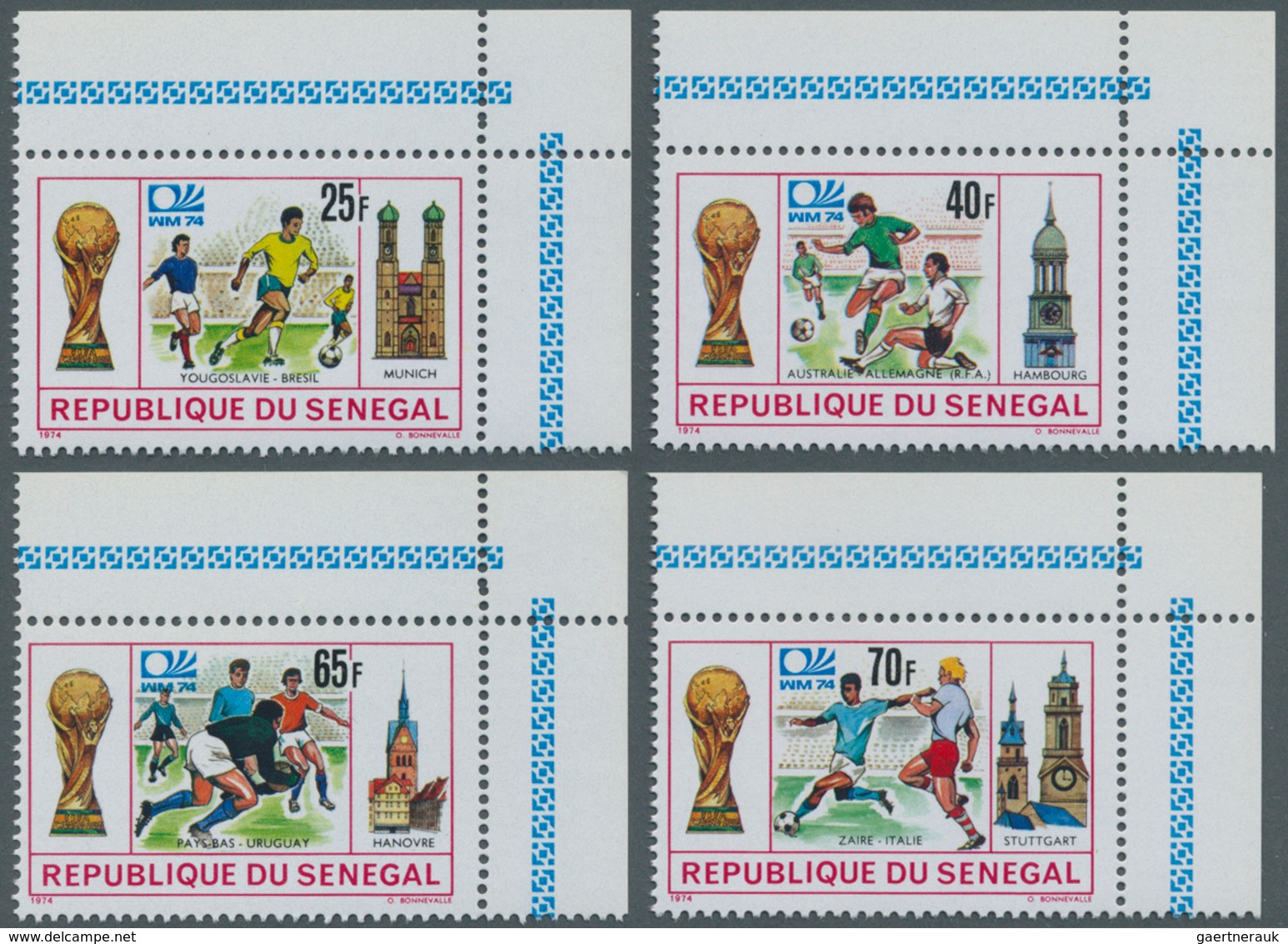 Thematik: Sport-Fußball / Sport-soccer, Football: 1974, SENEGAL: Football World Championship Germany - Sonstige & Ohne Zuordnung