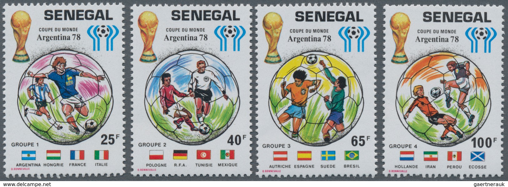 Thematik: Sport-Fußball / Sport-soccer, Football: 1978, SENEGAL: Football World Championship Argenti - Sonstige & Ohne Zuordnung