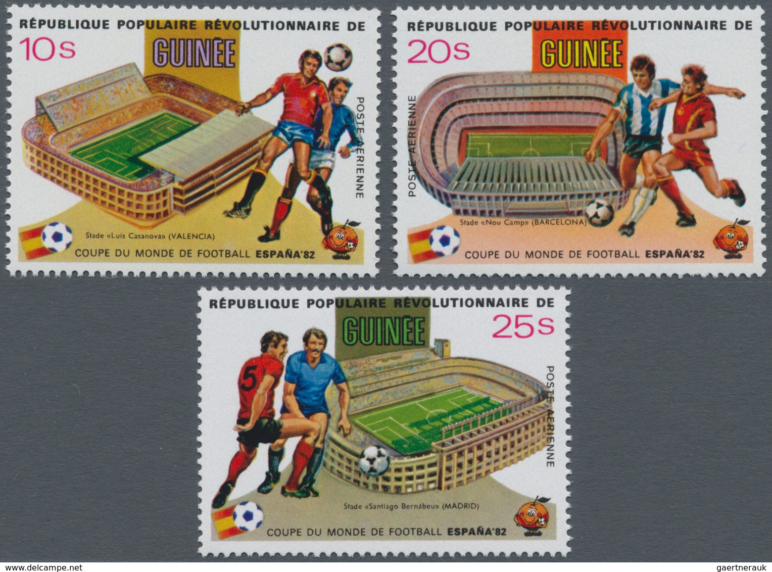 Thematik: Sport-Fußball / Sport-soccer, Football: 1982, GUINEA: Football World Championship In Spain - Sonstige & Ohne Zuordnung