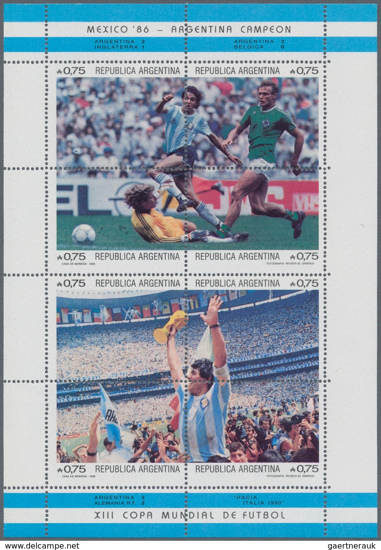 Thematik: Sport-Fußball / Sport-soccer, Football: 1986, ARGENTINA: Winner At Football World Champion - Sonstige & Ohne Zuordnung