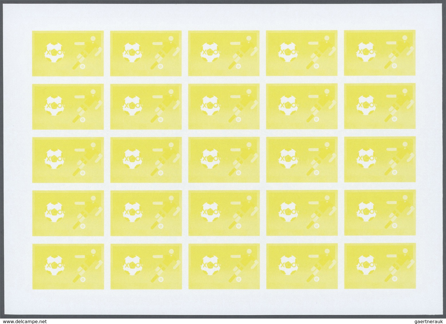 Thematik: Sport-Fußball / sport-soccer, football: 1986, Morocco. Progressive proofs set of sheets fo