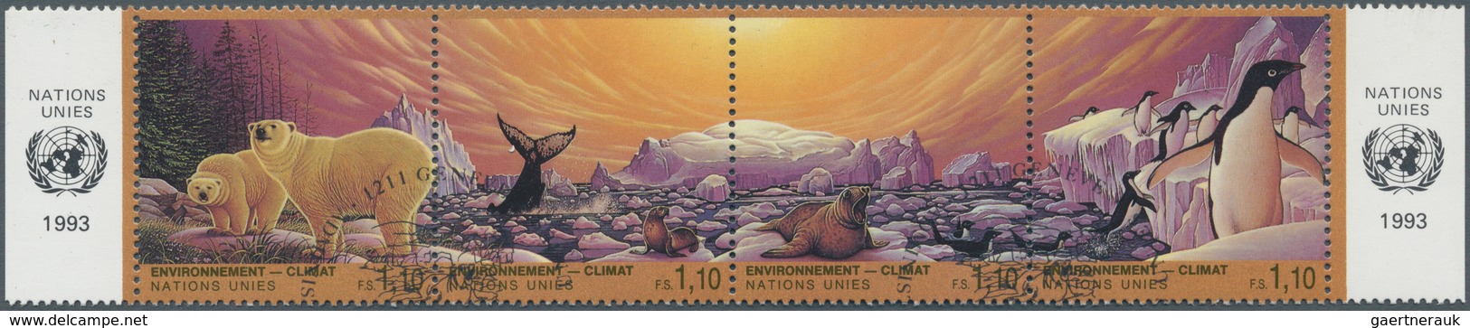 Thematik: Tiere, Fauna / Animals, Fauna: 1993, UNITED NATIONS – GENEVA: Environment-Climate 1.10fr. - Sonstige & Ohne Zuordnung