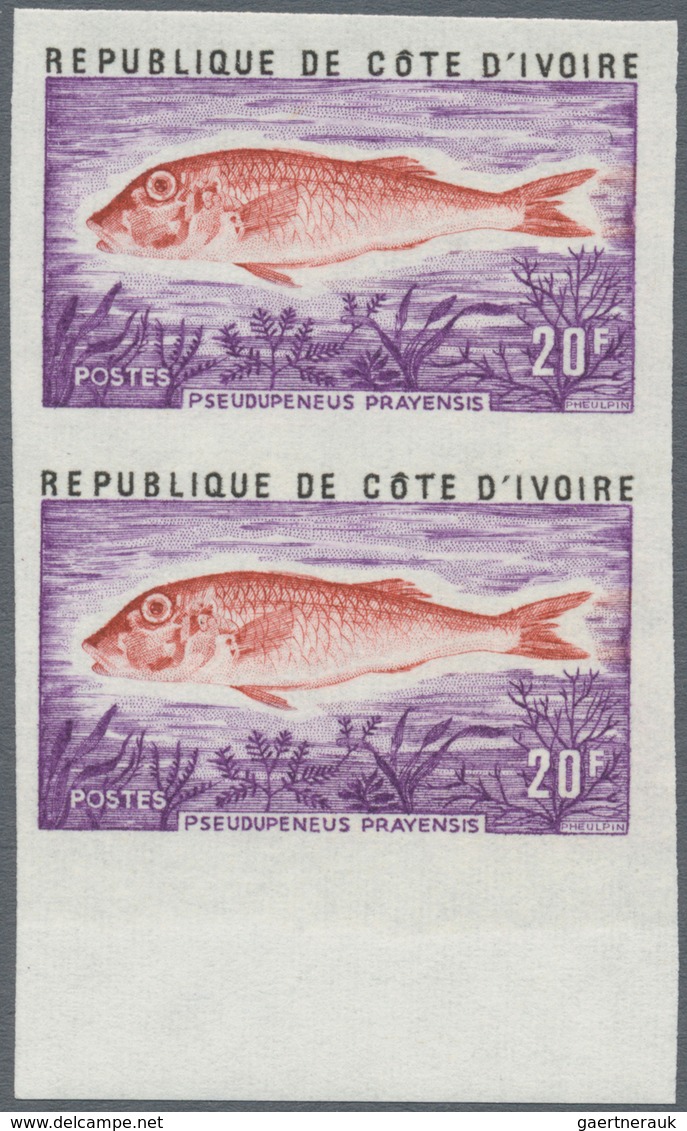 Thematik: Tiere-Fische / animals-fishes: 1955/2000 (ca.), holding of covers/cards and u/m material i