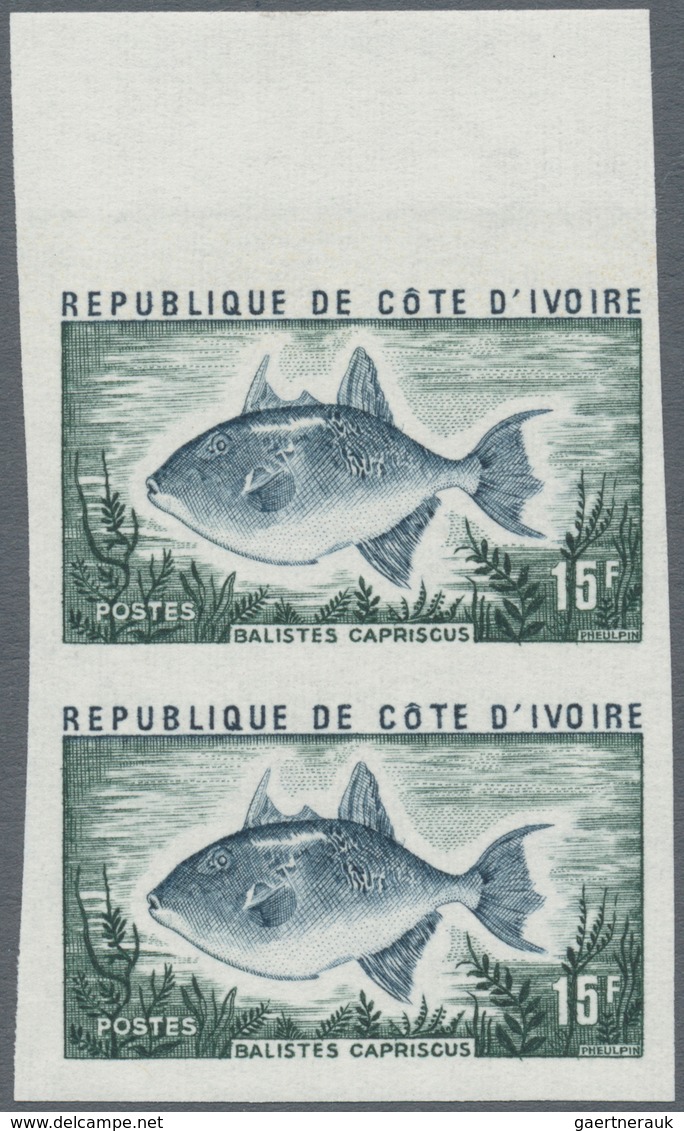 Thematik: Tiere-Fische / animals-fishes: 1955/2000 (ca.), holding of covers/cards and u/m material i