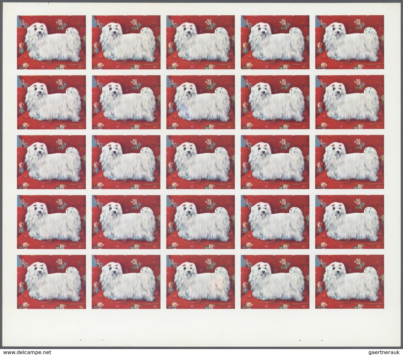 Thematik: Tiere-Hunde / Animals-dogs: 1972. Sharjah. Progressive Proof (6 Phases) In Complete Sheets - Hunde