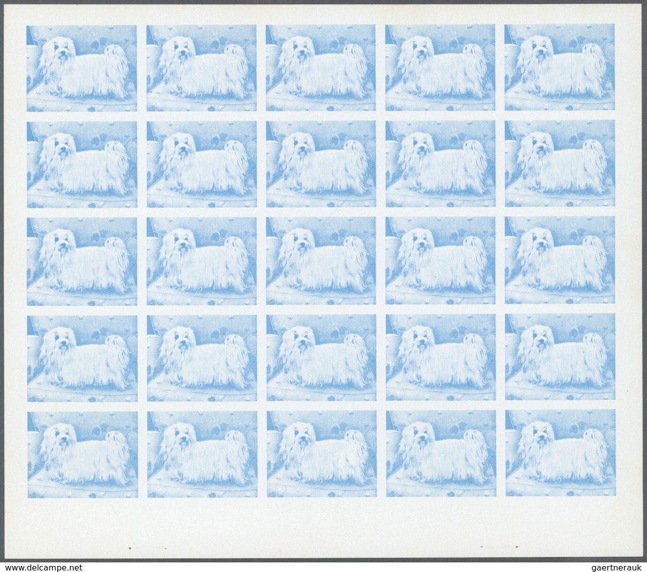 Thematik: Tiere-Hunde / Animals-dogs: 1972. Sharjah. Progressive Proof (6 Phases) In Complete Sheets - Hunde