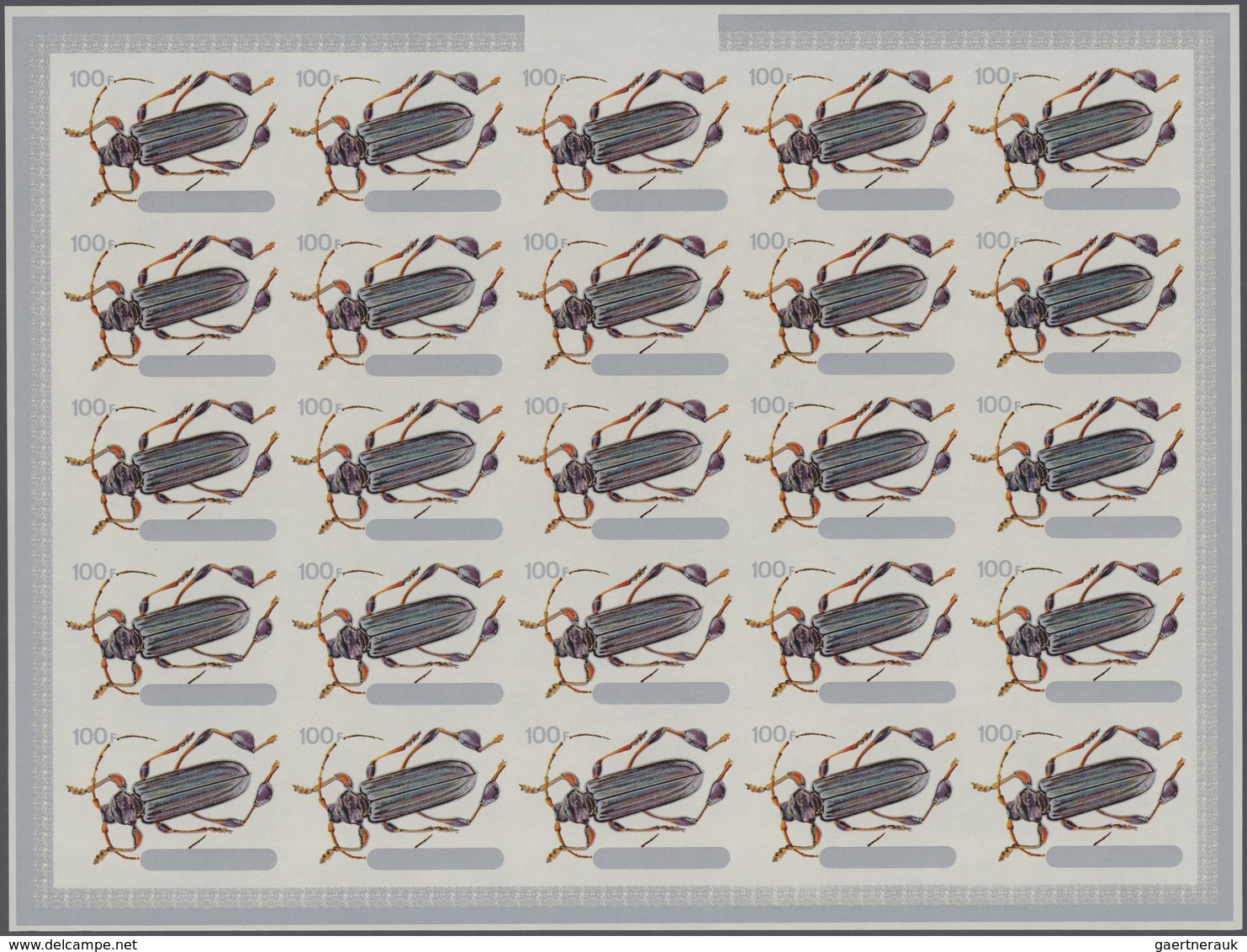 Thematik: Tiere-Insekten / Animals-insects: 1970, Burundi. Progressive Proofs Set Of Sheets For The - Other & Unclassified