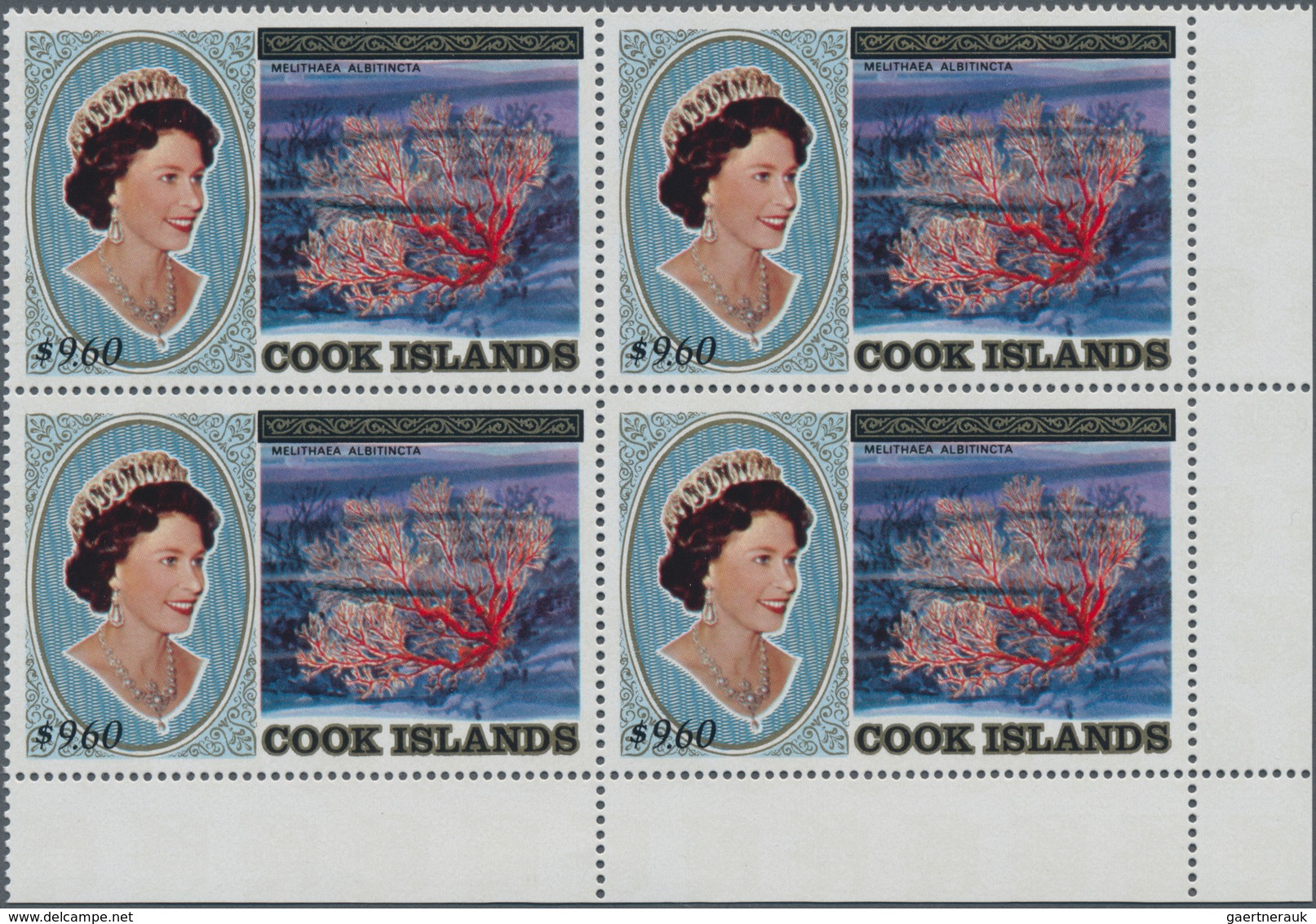 Thematik: Tiere-Meerestiere / Animals-sea Animals: 1984, COOK ISLANDS: Definitive Issue ‚Sea Animals - Meereswelt