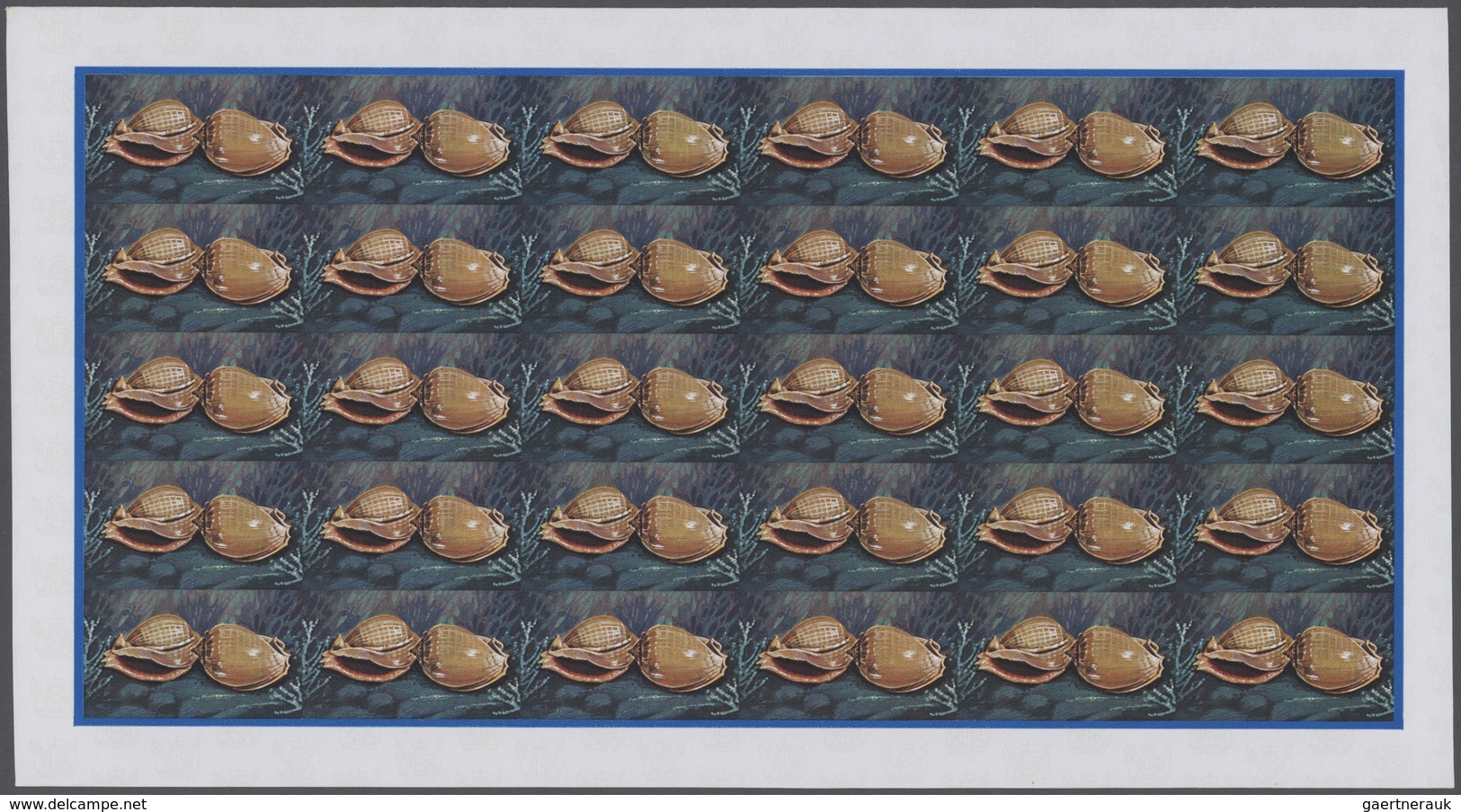 Thematik: Tiere-Meerestiere-Muscheln / Animals-sea Animals-shells: 1974, Cook Islands. Progressive P - Schelpen