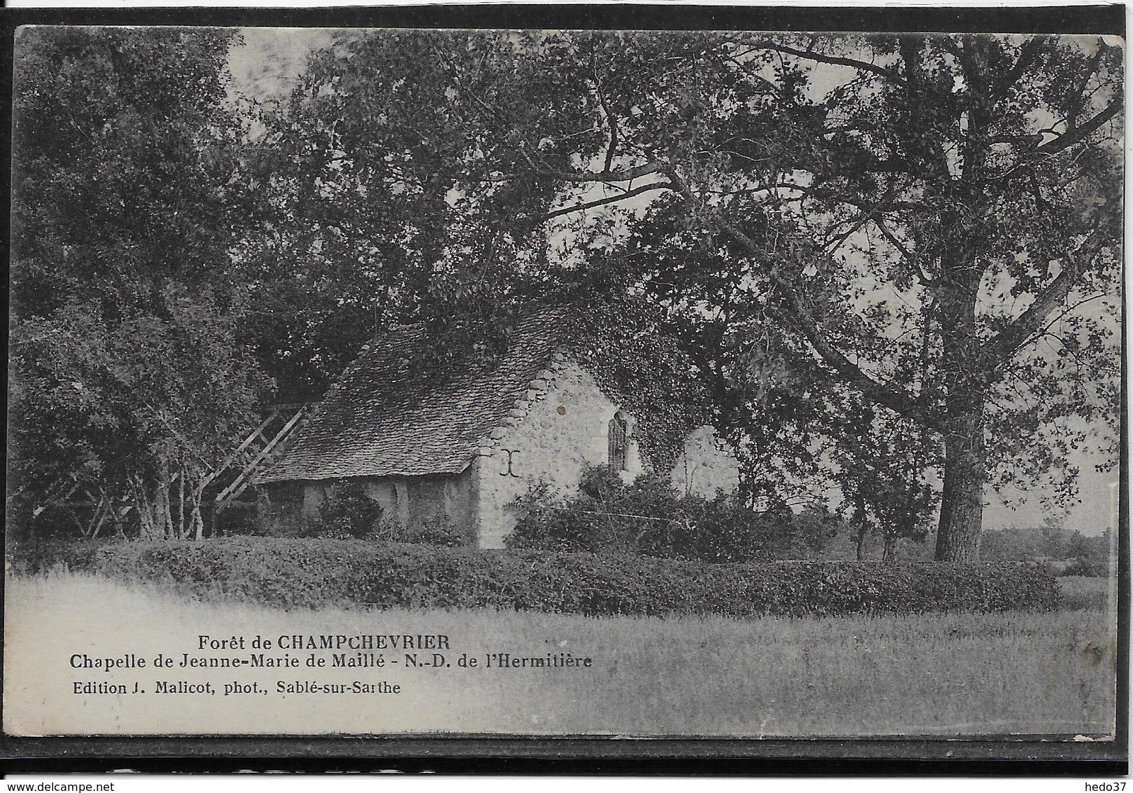 Forêt De Champchevrier - Chapelle - Cléré-les-Pins