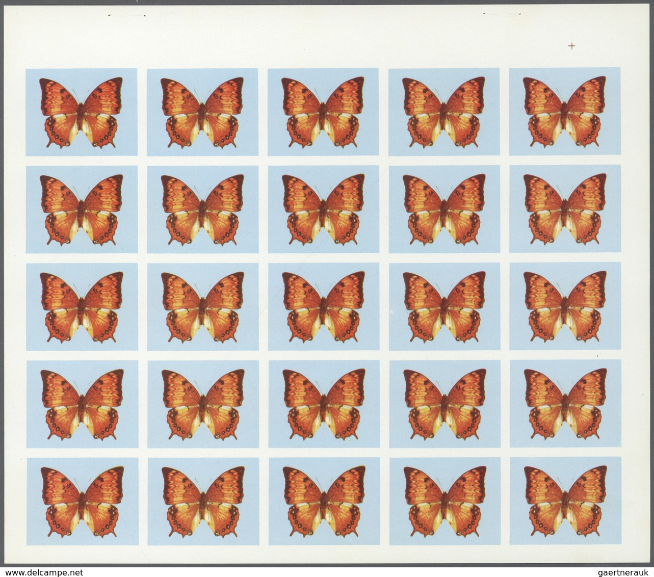 Thematik: Tiere-Schmetterlinge / Animals-butterflies: 1972. Sharjah. Progressive Proof (5 Phases) In - Schmetterlinge