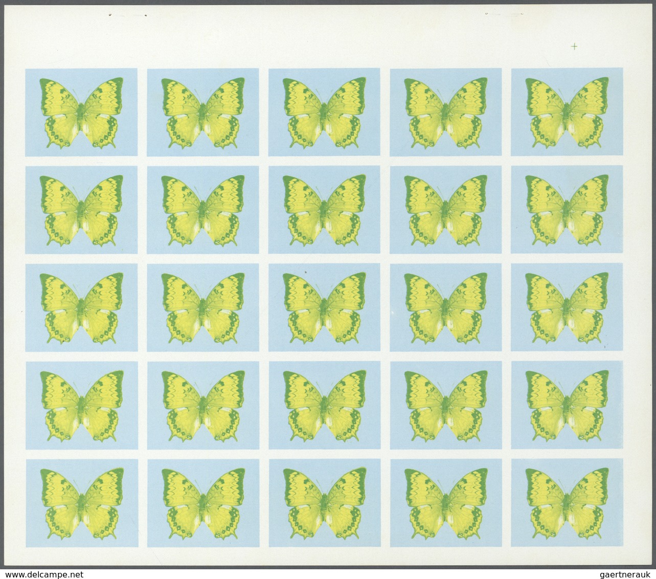 Thematik: Tiere-Schmetterlinge / Animals-butterflies: 1972. Sharjah. Progressive Proof (5 Phases) In - Butterflies