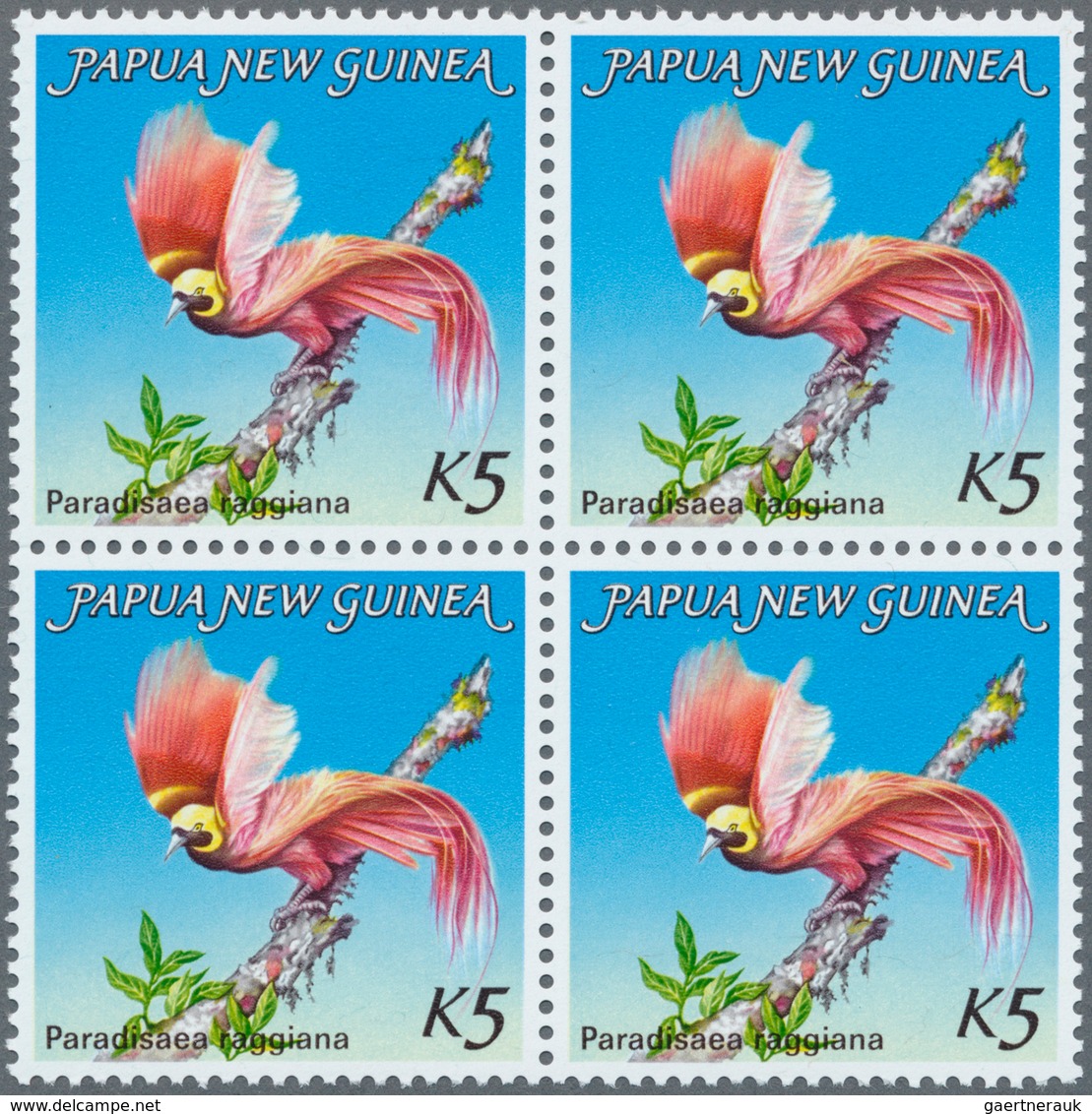 Thematik: Tiere-Vögel / Animals-birds: 1984, PAPUA NEW GUINEA: Bird Of Paradise Definitive 5k. ‚Para - Autres & Non Classés