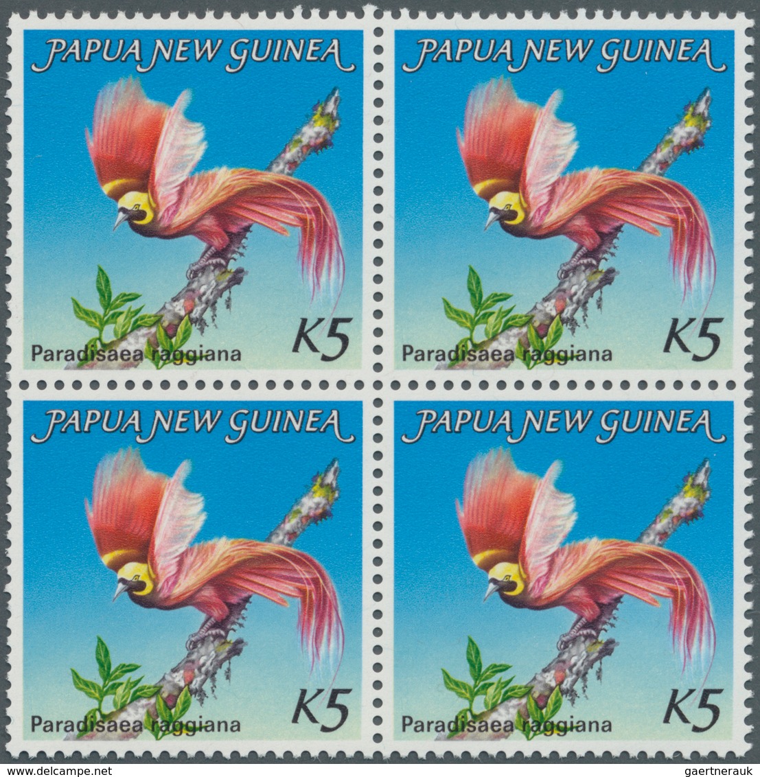 Thematik: Tiere-Vögel / Animals-birds: 1984, PAPUA NEW GUINEA: Bird Of Paradise Definitive 5k. ‚Para - Sonstige & Ohne Zuordnung