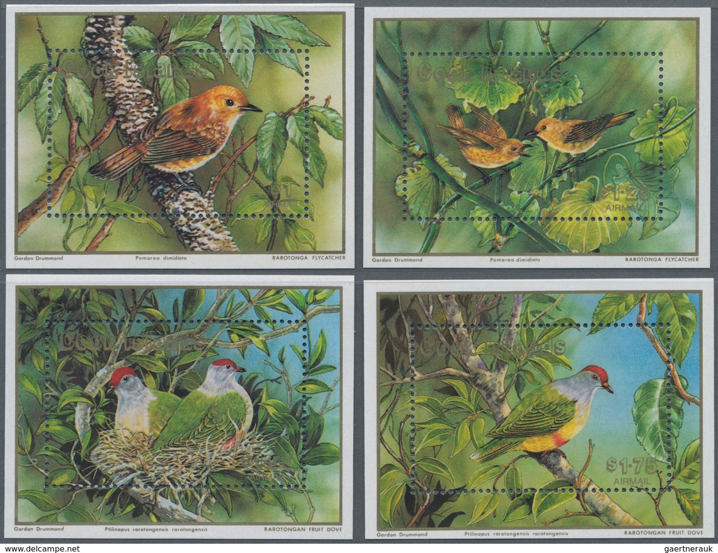 Thematik: Tiere-Vögel / Animals-birds: 1989, COOK ISLANDS: Scarce BIRDS With Rarotongan Fruit Dove ( - Sonstige & Ohne Zuordnung