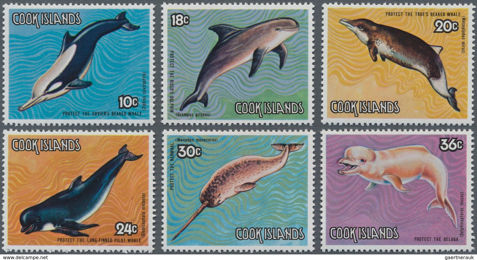 Thematik: Tiere-Meeressäuger (u.a. Wale) / Animals-aquatic Mammals: 1984, COOK ISLANDS: Protect The - Sonstige & Ohne Zuordnung