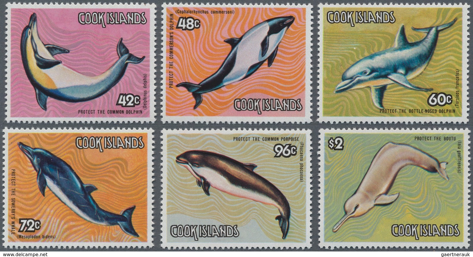 Thematik: Tiere-Meeressäuger (u.a. Wale) / Animals-aquatic Mammals: 1984, COOK ISLANDS: Protect The - Sonstige & Ohne Zuordnung