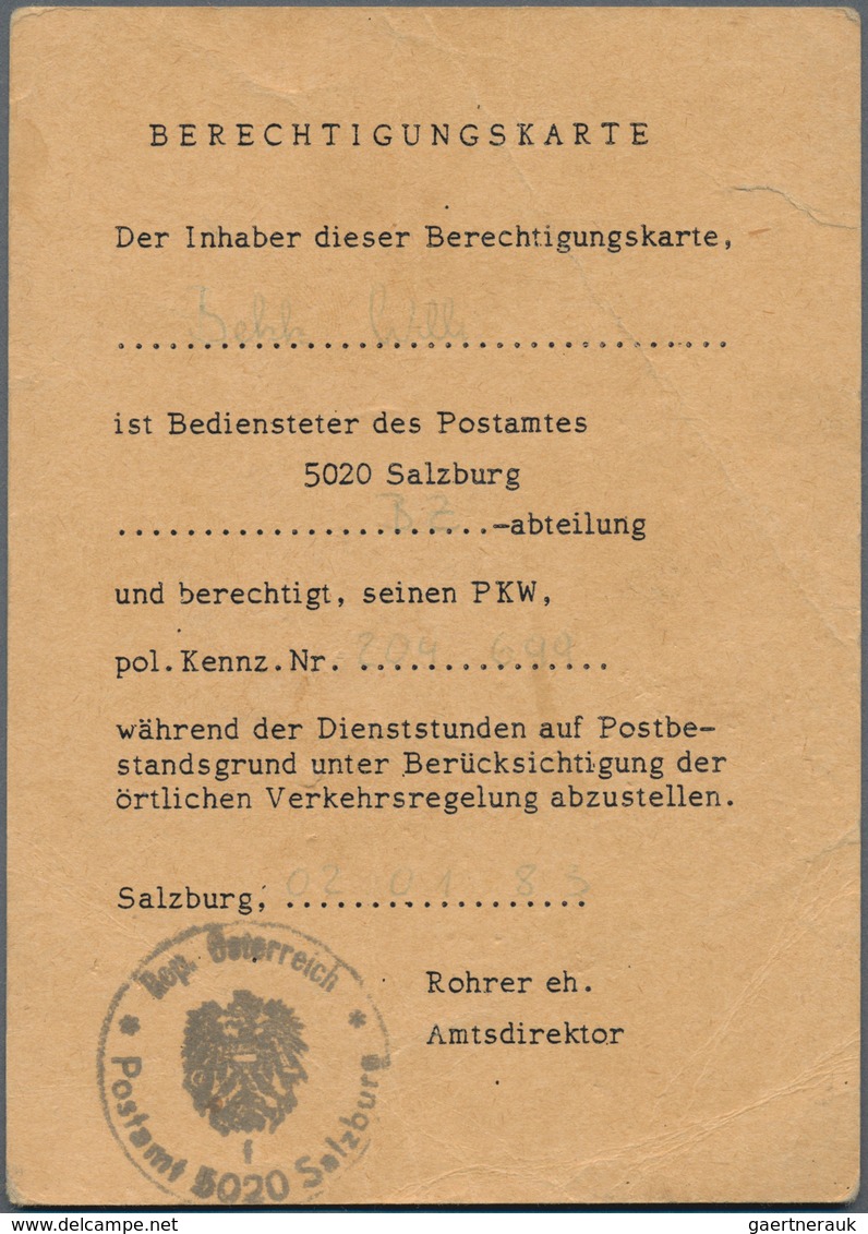 Thematik: Verkehr / traffic: 1890/2000 (ca.), lot of about 364 items with covers, postal stationery,