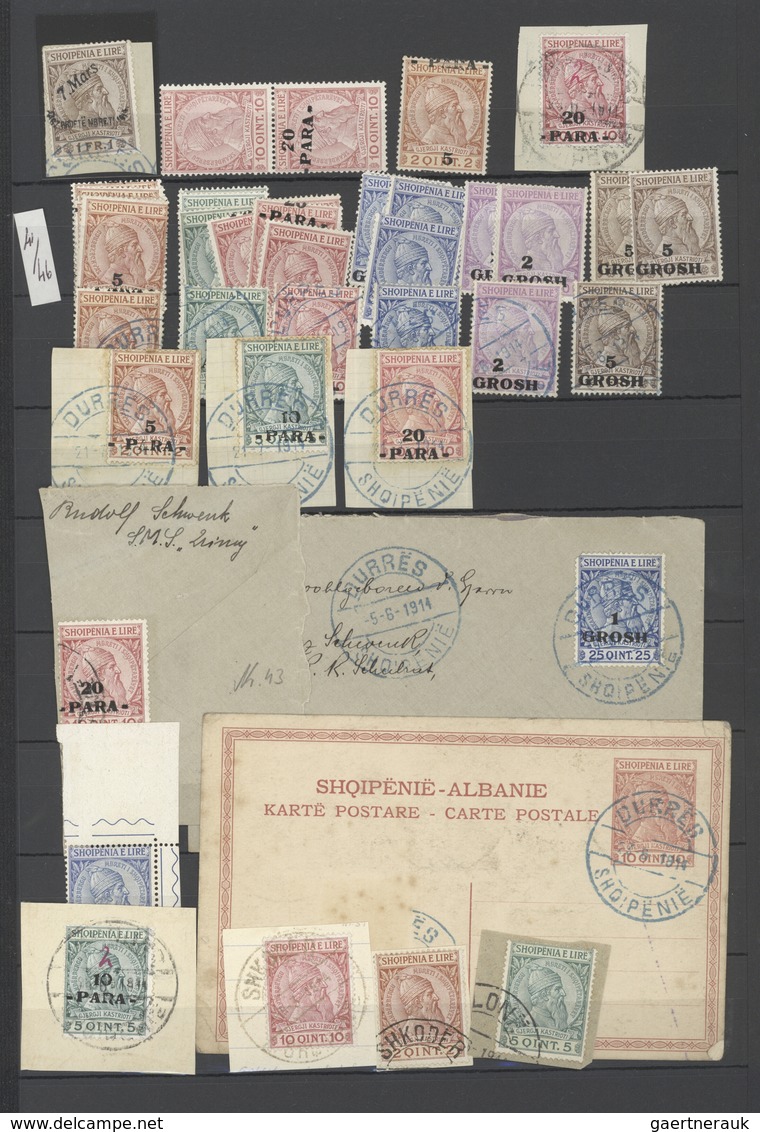 Albanien: 1913/1944, Comprehensive Mint And Used Collection On Stocksheets, Often Collected In Mint - Albanien