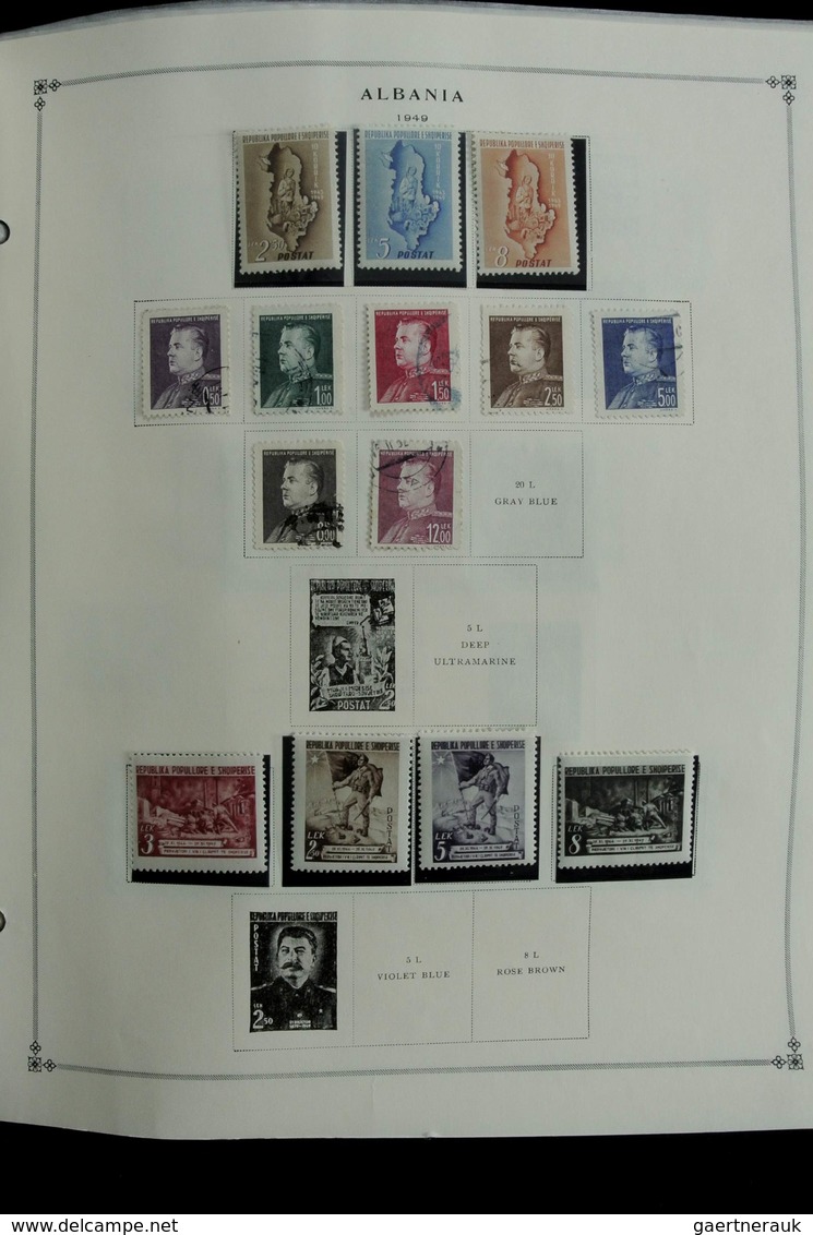 Albanien: 1913-2003: Messy, but reasonable, MNH, mint hinged and used collection Albania 1913-2003 i