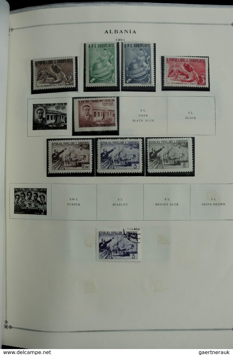 Albanien: 1913-2003: Messy, but reasonable, MNH, mint hinged and used collection Albania 1913-2003 i