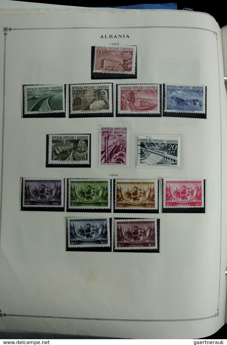 Albanien: 1913-2003: Messy, but reasonable, MNH, mint hinged and used collection Albania 1913-2003 i