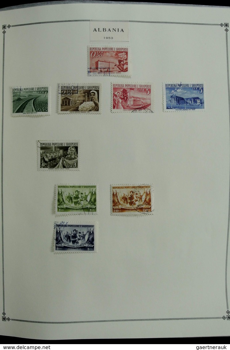 Albanien: 1913-2003: Messy, but reasonable, MNH, mint hinged and used collection Albania 1913-2003 i