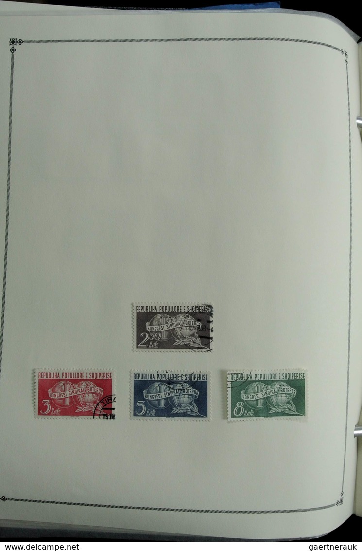 Albanien: 1913-2003: Messy, but reasonable, MNH, mint hinged and used collection Albania 1913-2003 i