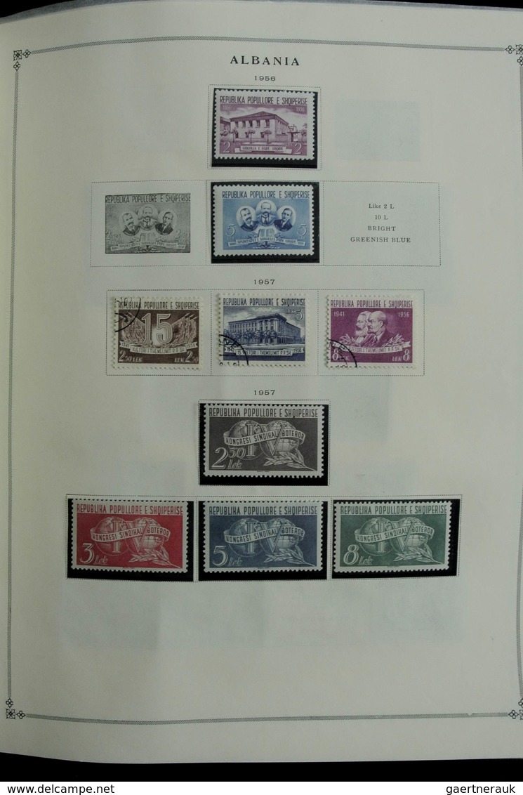 Albanien: 1913-2003: Messy, but reasonable, MNH, mint hinged and used collection Albania 1913-2003 i