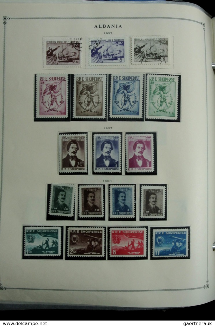 Albanien: 1913-2003: Messy, but reasonable, MNH, mint hinged and used collection Albania 1913-2003 i