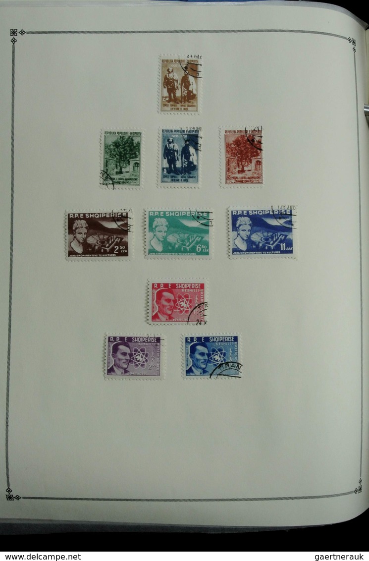 Albanien: 1913-2003: Messy, but reasonable, MNH, mint hinged and used collection Albania 1913-2003 i