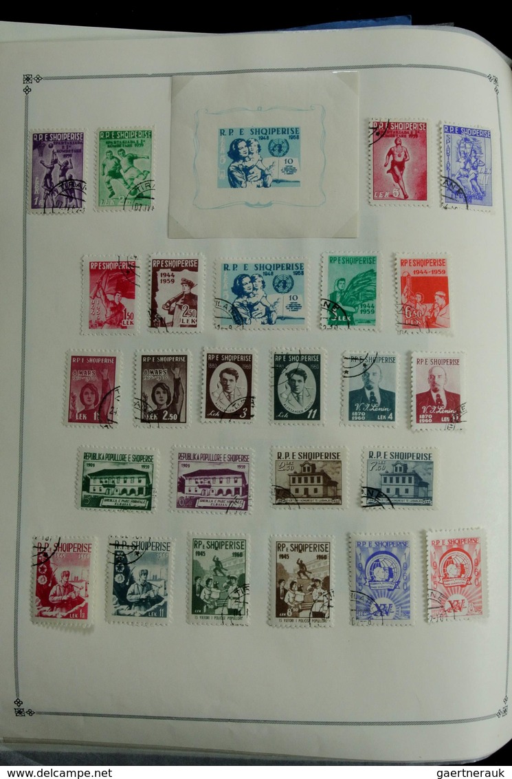 Albanien: 1913-2003: Messy, but reasonable, MNH, mint hinged and used collection Albania 1913-2003 i