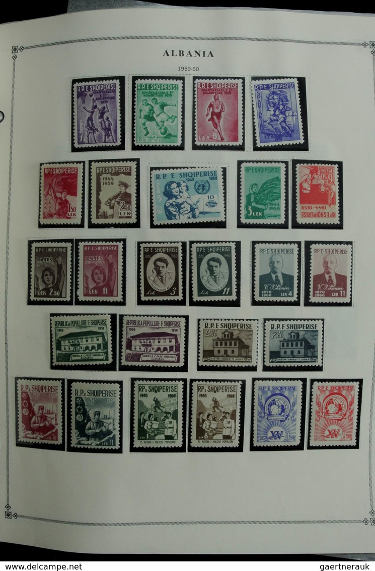 Albanien: 1913-2003: Messy, but reasonable, MNH, mint hinged and used collection Albania 1913-2003 i