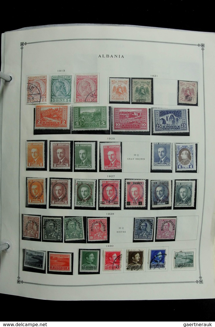 Albanien: 1913-2003: Messy, but reasonable, MNH, mint hinged and used collection Albania 1913-2003 i