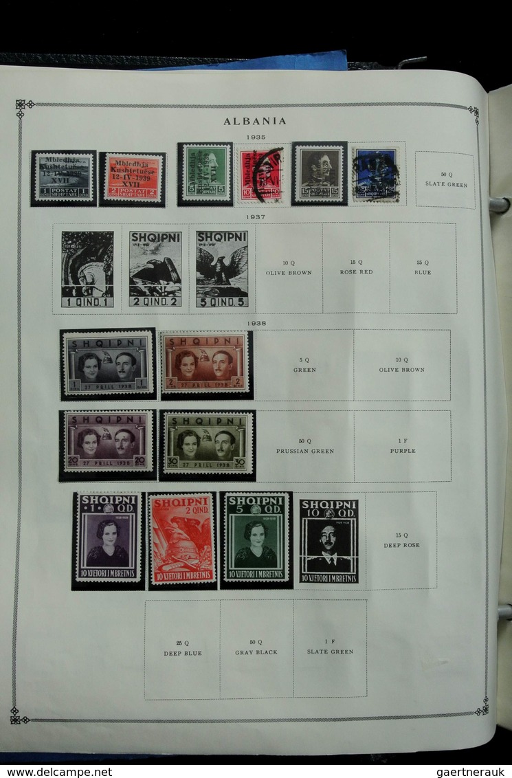 Albanien: 1913-2003: Messy, but reasonable, MNH, mint hinged and used collection Albania 1913-2003 i