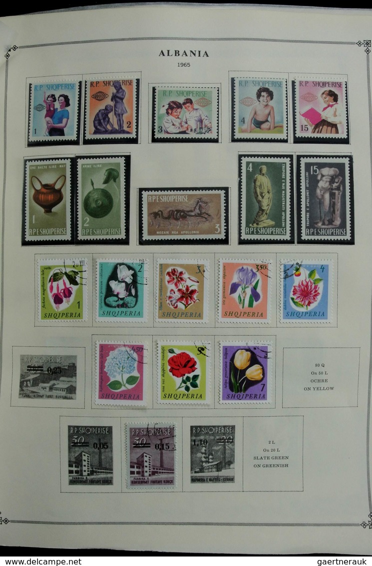 Albanien: 1913-2003: Messy, but reasonable, MNH, mint hinged and used collection Albania 1913-2003 i