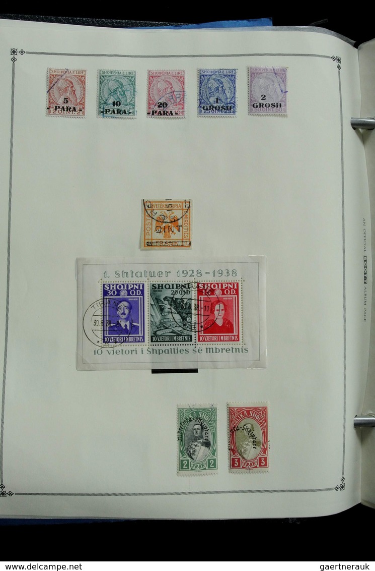 Albanien: 1913-2003: Messy, but reasonable, MNH, mint hinged and used collection Albania 1913-2003 i