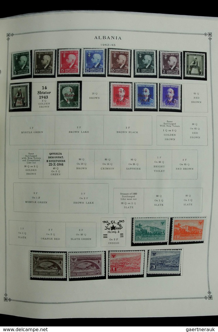 Albanien: 1913-2003: Messy, but reasonable, MNH, mint hinged and used collection Albania 1913-2003 i