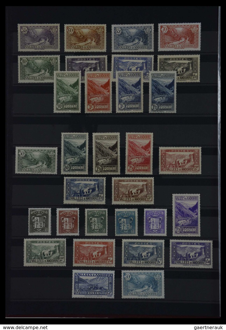 Andorra - Französische Post: 1932-2016: Very Well Filled, MNH Collectie French Andorra 1932-2016 In - Sonstige & Ohne Zuordnung